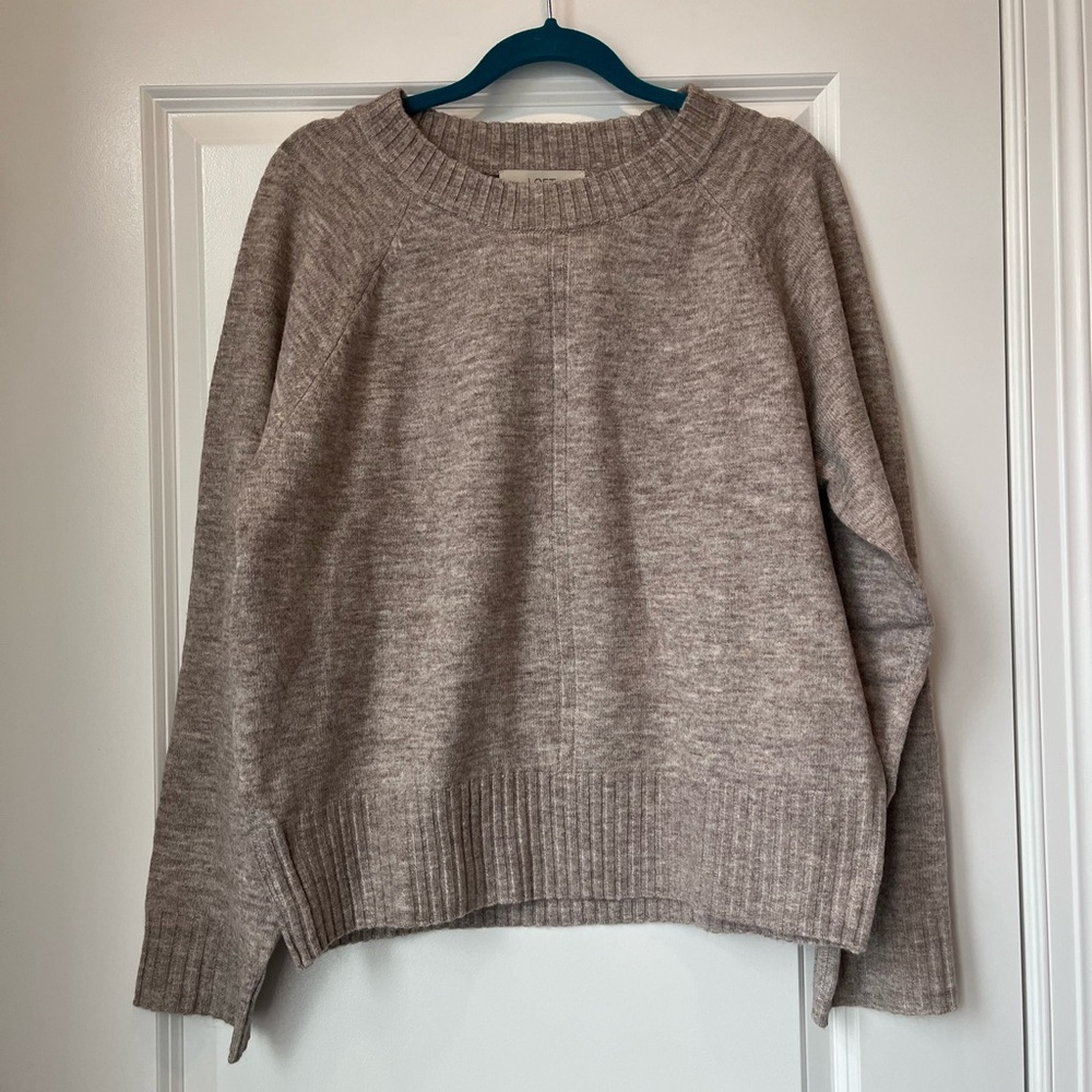 LOFT Seamed Raglan Sweater